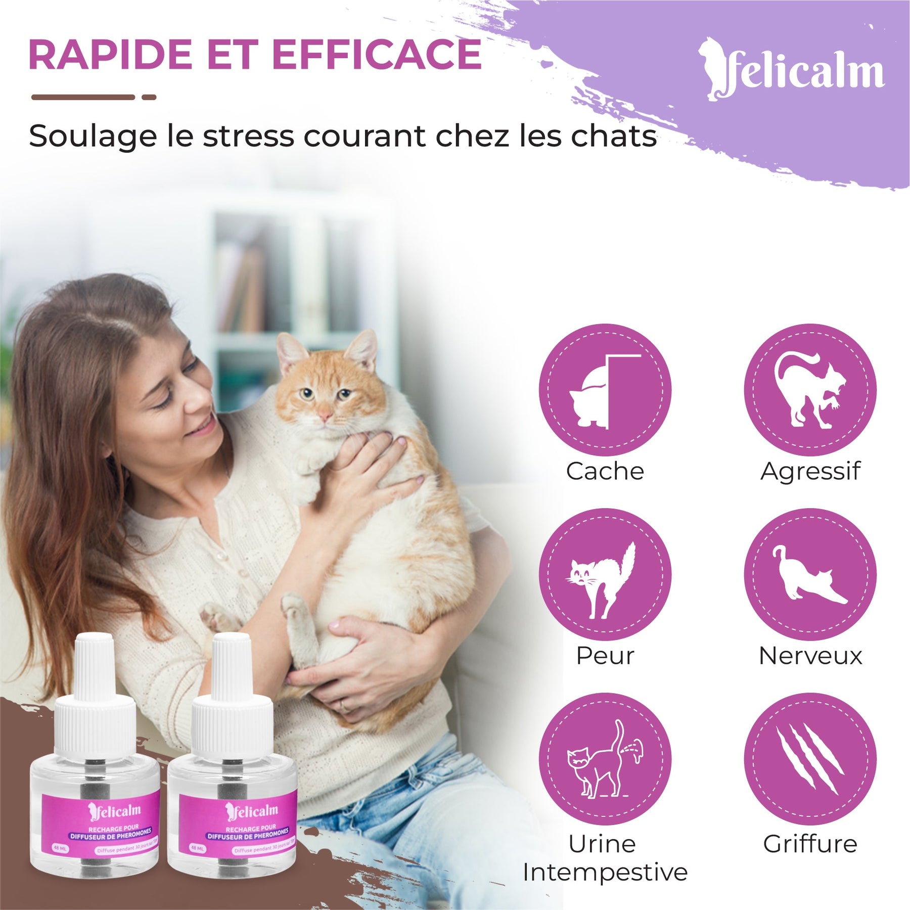 chat pheromone recharge calmante