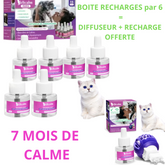 LIVRASON GRATUITE EN POINT RELAY-   Une Boite de 6 RECHARGES de Phéromone = 1 DIFFUSEUR + 1 RECHARGE GRATUITE